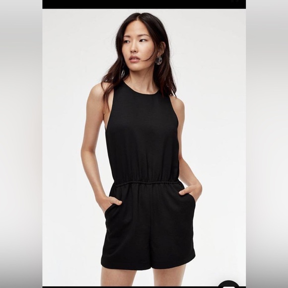 Aritzia Pants - Aritzia Wilfred Silk Sleeveless Romper